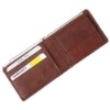 Gents purse with currency and card holder