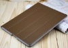 Genuine Cow hide leather case for ipad2 with auto-wake up function