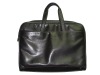 Genuine Cowhide Leather Mens Meeting Briefcase bag