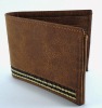 Genuine Just Leather Mens Wallet Card Holder 6 Card Slots