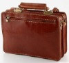 Genuine Leather Brief case in brown color
