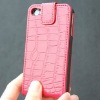 Genuine Leather Case Cover For Apple iPhone 4S 4 4G