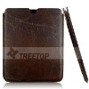 Genuine Leather Sleeve for iPad 2--buffalo hide from Brazil