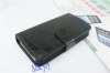 Genuine Leather flip Case for iphone 4S 4G wallet design