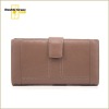 Genuine Leather ladies mutifunctional big leather clutch wallet