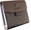 Genuine Leather portfolio case in black color