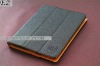 Genuine PCARO Leather Portfolio for iPad2 Black/Red IP-0985