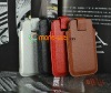 Genuine cow leather case cover leather pouch case for iphone 4g 4s