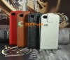 Genuine cow leather case cover leather pouch case for iphone 4g 4s