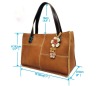 Genuine cow leather handbag