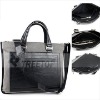 Genuine leather bag for 12'' laptop bag with whole leather  handle--HOT SELLING!!!