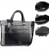 Genuine leather bag for 12'' laptop bag with whole leather handle--HOT SELLING!!!
