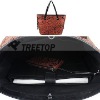 Genuine leather casual bag with Orange flax for 11'' laptop bag--HOT SELLING!!!