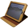 Genuine leather cover with microfiber for iPad 2 Business style