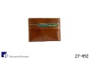 Genuine leather credit card holder