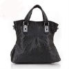 Genuine leather embossing tote bag fashion
