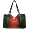 Genuine leather fashion shiny handbags