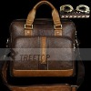 Genuine leather laptop bag, man 13"laptop bag, shoulder bag for gentleman