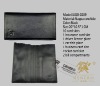 Genuine leather travel wallet with driver license place