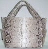 Genuine python skin fashion leather handbags