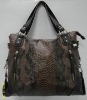 Genuine snake leather hanbag