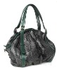 Genuine snake skin leather handbag 100949