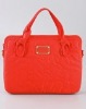 Girl's nylon red laptop bag