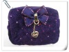 Girls Bowkont cotton Coin Purse/ladies small fashion coin bag