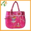 Girls printed clear plastic handbag with cute coin purse