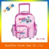 Girls trolley backpack bag