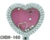 Glitter Heart Crystal Purse Hanger