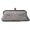 Glitter  classic lady's evening bag with crystal rhinestone