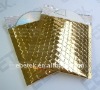 Glossy Golden color Metallic foil padded packaging bags
