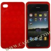 Glossy Hard Slider Case for iPhone 4(Red)