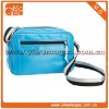 Glossy PU zippered versatile messenger bag