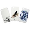 Glossy plastic cover case for iphone4