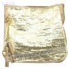 Gold PU evening bags WI-0351