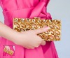 Gold Rhinestone evening clutch bags