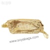 Gold clutch evening bags WI-0276