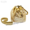 Gold clutch evening bags WI-0278