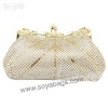 Gold clutch evening bags WI-0350