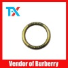 Gold metal ring for bag accessory