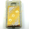 Golden Flowers Detachable Bling Hard Shell Cover Case For Samsung Galaxy S2 i9100