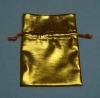 Golden coated fabric bag(SB-016)