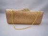 Golden color lady evening bag