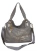 Golden rose laser printed tote bags Newest Fashion leather handbags 2012