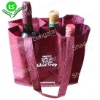 Good-looking PP woven red wine bag