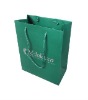 Good-quality Green Art Paper Shopping Bag