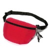 Good quality waist bag with fashion design in red