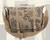 Good sale canvas hemp messenger bag